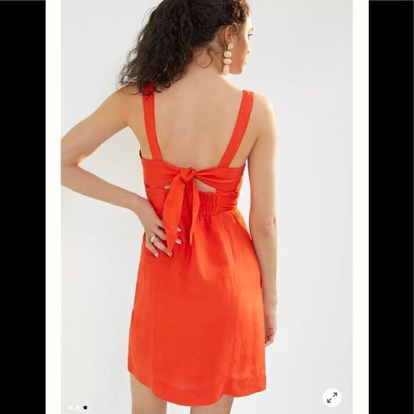 Anthropologie I Maeve Twist-Front Mini Dress - Picture 3 of 7